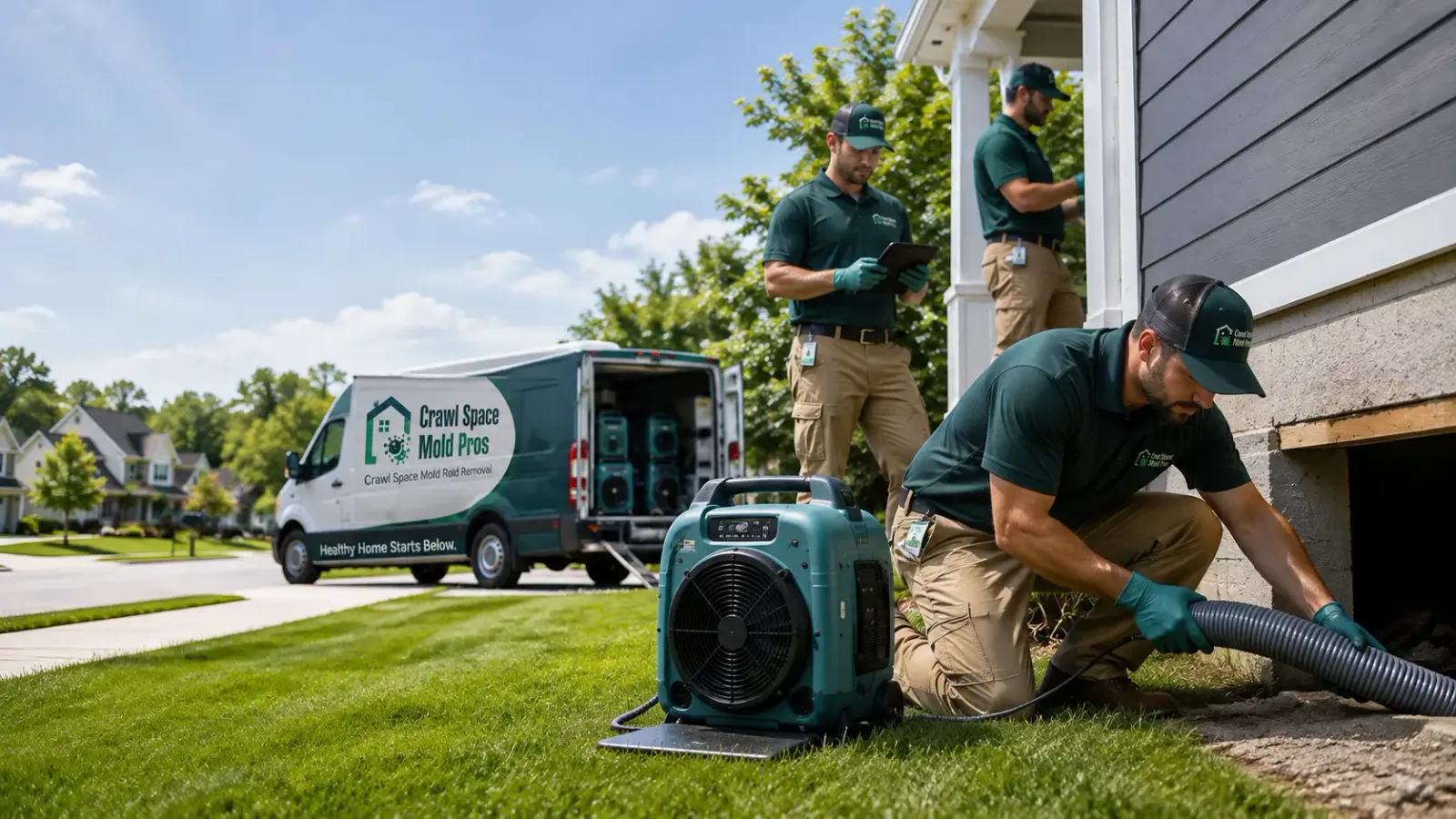 Crawl Space Mold Removal in Britton, MI